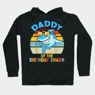 Daddy Of The Shark Birthday Dad Matching Family Hoodie